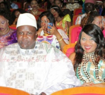 Fatou Abdou Ndiaye "Door warr" en compagnie de son Aladji Ass à la soirée de Pape Diouf au grand théâtre