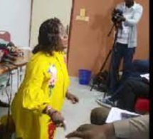 Genou à terre : La diva Nattaly Sagna, ancienne basketteuse implore au Président de la République, Macky Sall le départ de Me Babacar Ndiaye