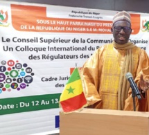 Babacar Diagne à la session de clôture du colloque du REFRAM : Le cadre juridique de la régulation des contenus en ligne, un thème prioritaire