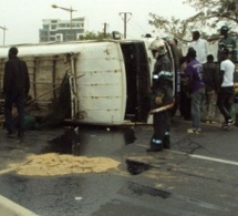 Accident à Allou Kagne: Un car Ndiaga Ndiaye s’est renversé et des blessés graves enregistrés