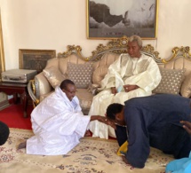 Touba: Les images de la visite de Serigne Abdou Karim chez Serigne Cheikh Bassirou Abdou