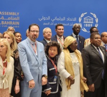 146ième AG de l'Union Interparlementaire : Dr Amadou Mame Diop , le Président de l’Assemblée nationale, est arrivé à Bahreïn.