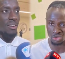 La première réaction de Sadio Mané et Gana Guèye après la vivtoire contre Mozambique