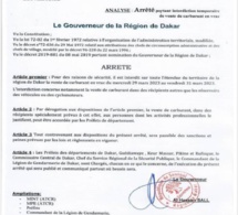 Interdiction de la vente de carburant au détail : Gouverneur de Dakar reconduit la mesure du 29 au 31 mars