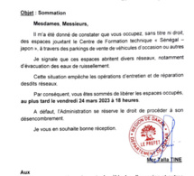 Le préfet avait averti les occupants avant de les sommer de libérer les espaces occupés ( Documents )