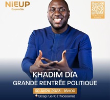 NIEUP ENSEMBLE: Khadim Dia lance son mouvement ce 30 avril à la Sicap rue 10