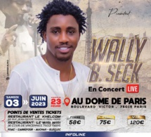 Wally B Seck en route au Boulevard Victor 75015 Dôme de Paris ce 03 juin la date attendue de la diaspora. Réservez déjà vos tickets suivez le lien.