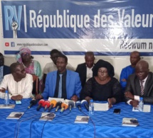 DÉCLARATION DE PRESSE DES CADRES La République des Valeurs/Réewum Ngor e