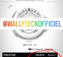 A 33 JOURS AVANT LE JOUR J: Wally B. Seck rempli les Dômes de Paris tous les billets ont été vendus.