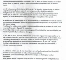 Présence de spermatozoïdes dans les prélèvements de Adji Sarr : démenti et éclairage du Gynecologue Alfotisseyni Gaye