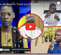 Réaction de Birahim Touré sur l'absence de Sonko et Barth, présence de Moustapha Niasse au dialogue