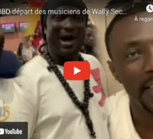 Direct AIBD départ des musiciens de Wally Seck pour le grand spectacle au Dôme de Paris ce 03 juin