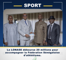 SPORT : LA LONASE DEBOURSE 20 MILLIONS POUR ACCOMPAGNER L’ATHLETISME