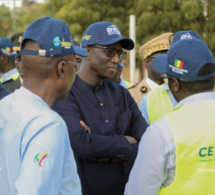 Photos: Amadou Ba, Premier Ministre en visite des chantiers du BRT