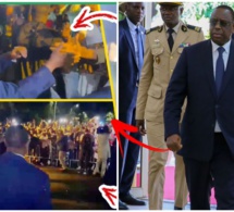 Accueille triomphale de Macky Sall par une foule impressionnante après sa déclaration à Mermoz