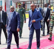 Le président rwandais Paul Kagame au Sénégal