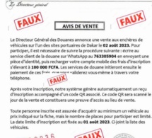 Alerte arnaque ! Des individus ciblent la douane sénégalaise et des véhicules du port de Dakar pour s’enrichir