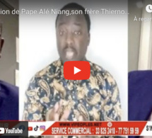 Arrestation de Pape Alé Niang,son frère Thierno Niang attaque les journalistes et tire ses 4 verités