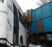 Fatick: Une collision entre un camion et un bus, fait 3 morts