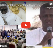 Magal 2023 -Revelation de Antoine Diome sur les inondations et le manque d'eau devant le Khalif