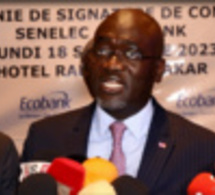 Financement de prestataires: La Sénélec et Ecobank signent une convention de 10 milliards FCfa