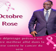 Santé-Octobre Rose : Macky Sall appelle à »parler ouvertement » du cancer du sein