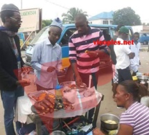 Fadel Barro et Malal Tall de Y'en à marre à Kinshassa.