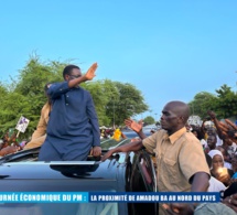 Le Premier Ministre Amadou BA a été accueilli par une foule enthousiaste à son arrivée à Saint Louis .