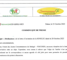 Appel des associations de consommateurs: Le forum des jeunes consommateurs refuse d'aller rejoindre la senelec, ce mardi