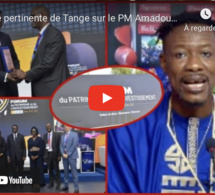 Analyse pertinente de Tange sur le PM Amadou Ba au Forum Economique de l'investissement avec Gambie