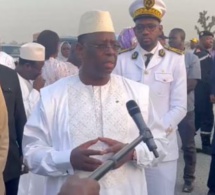 Macky Sall Clôture Sa Tournée Par Une Visite Du Chantier De L’autoroute Mbour-Fatick-Kaolack