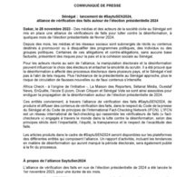 Présidentielle de 2024: Alliance de vérification des faits, « Seytou Sen2024 », lancée