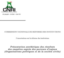 CNRI- RÉSULTATS D'ENQUÊTE : Une constitution désacralisée, un peuple impuissant, une superpuissance du Chef de l’Etat, un parlement fantôme, une corruption ambiante, une décentralisation fantoche…