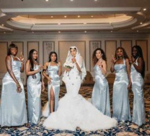 Mariage de Dj Padros: Admirez la magnifique robe de son épouse (Photos)