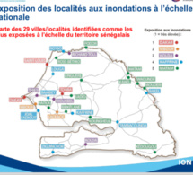 Cartographie des zones à risque d’inondations : 29 villes répertoriées à travers le Sénégal