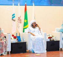 Photos / Nouakchott : Marème Faye Sall, Première Dame du Sénégal, présente à la Conférence sur le rôle des femmes leaders