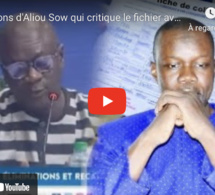 Revelations d'Aliou Sow qui critique le fichier avec le contrôle des parrainages "Affaire de tapalé"