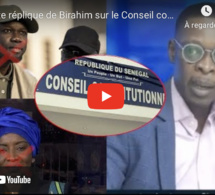 Cinglante réplique de Birahim sur le Conseil consstitutionnel "Bane fichier  laniou basé pour… »