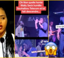 Sc@nd@l jour-Waly Seck humilie le faux donateur Souhaibou Telecom et lui fait descendre de sa scène