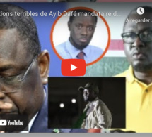 Revelations terribles de Ayib Dafé mandataire de Sonko sur sa libération et accuse Macky de jouer...