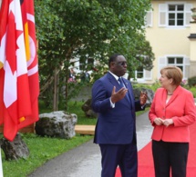 Photos-Macky Sall et Angela Merkel à l’entrée du château d’Elmau au sommet du G7