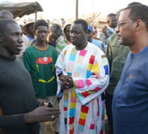 Le candidat en campagne à la banlieue : après Keur Massar, El Hadji Mamadou Diao était dans la zone des Niayes.