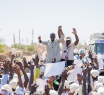 Pour accueillir le candidat de Benno Amadou Ba   Richard Toll  affronte  la chaleur et défie le ramadan