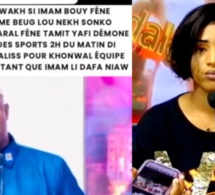 "Sc@ndale jour-Zeyna démolit Imam Drame pour ses mensonges sur le discours de Mélenchon à l'UCAD...