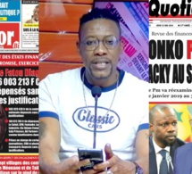 Revue de l'actu révélations de Tange la libération de Bah Diakhaté par APR-Sonko fouille Macky à la une des journaux