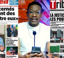 Revue de l'actu révélations ch0c de Tange sur Ousmane Diagne de la jutisce et les épinglés à la une des journaux