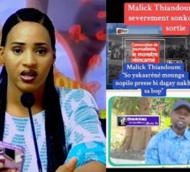 Sc@nd@l jour-Zeyna sur Malick Thiandoum qui corrige sévèrement sonko apres sa sortie...