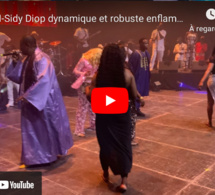 ZÉNITH-Sidy Diop dynamique et robuste enflamme la salle avec Salam Diallo une ambiance de folie