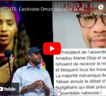 CA SE DISCUTE- L'activiste Omzo apprécie la décision de Mame Diop aprés avoir suspendu la séance ...