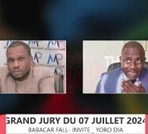 GRAND JURY AVEC BABACAR FALL - INVITE : YORO DIA - 07 JUILLET 2024